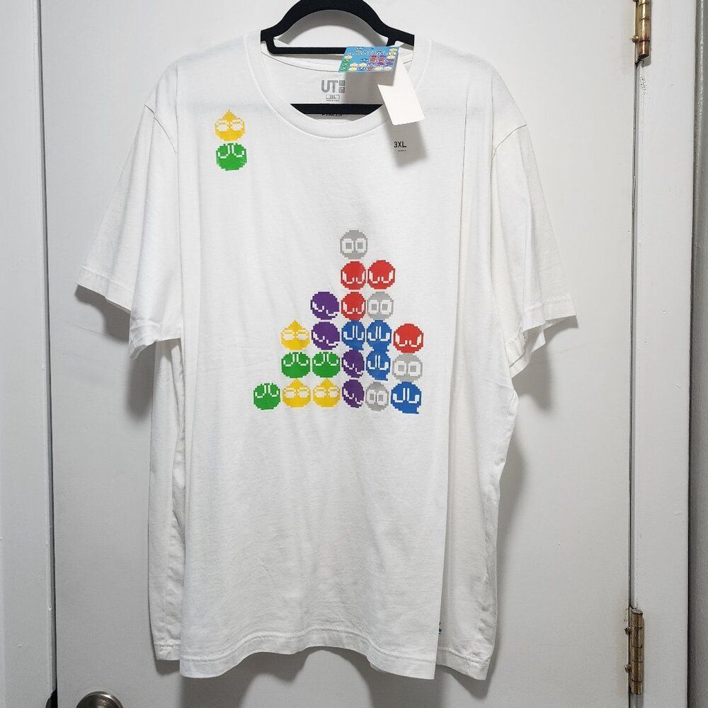 HTF NWT Size 3XL Uniqlo x Sega Puyo Puyo Tee